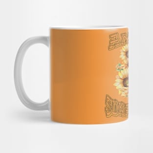 Amber sunflowers Mug